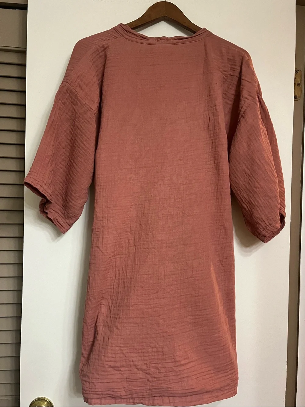 Oddbird Selin sleep/play dress 100% Turkish Cotton Canyon Rose